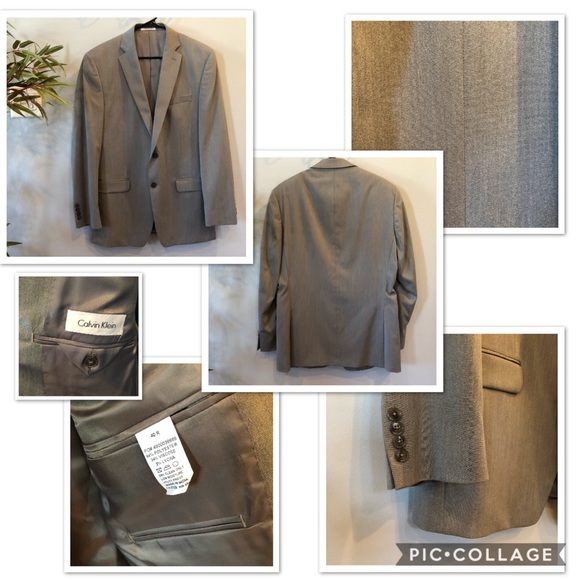 Men’s Calvin Klein Tailored 2-Piece Suit - Picture 2 of 3